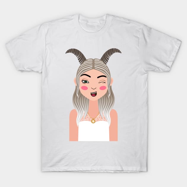 The Girl Sweetest Capricorn on Earth - Capricorn T-Shirt by roykhensin